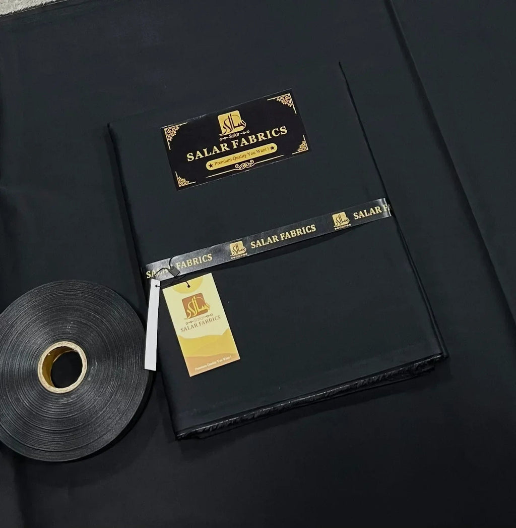 Dynasty Cotton Jet Black - Salaar Fabrics
