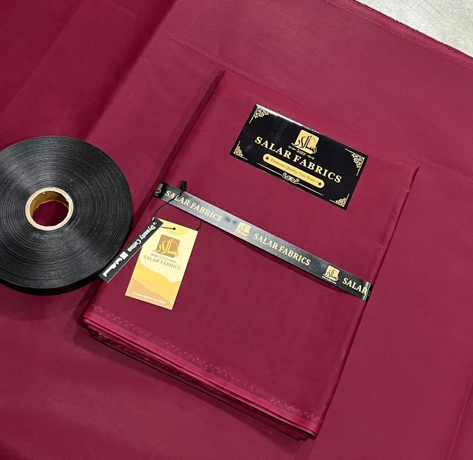 Dynasty Cotton Red Mehron - Salaar Fabrics