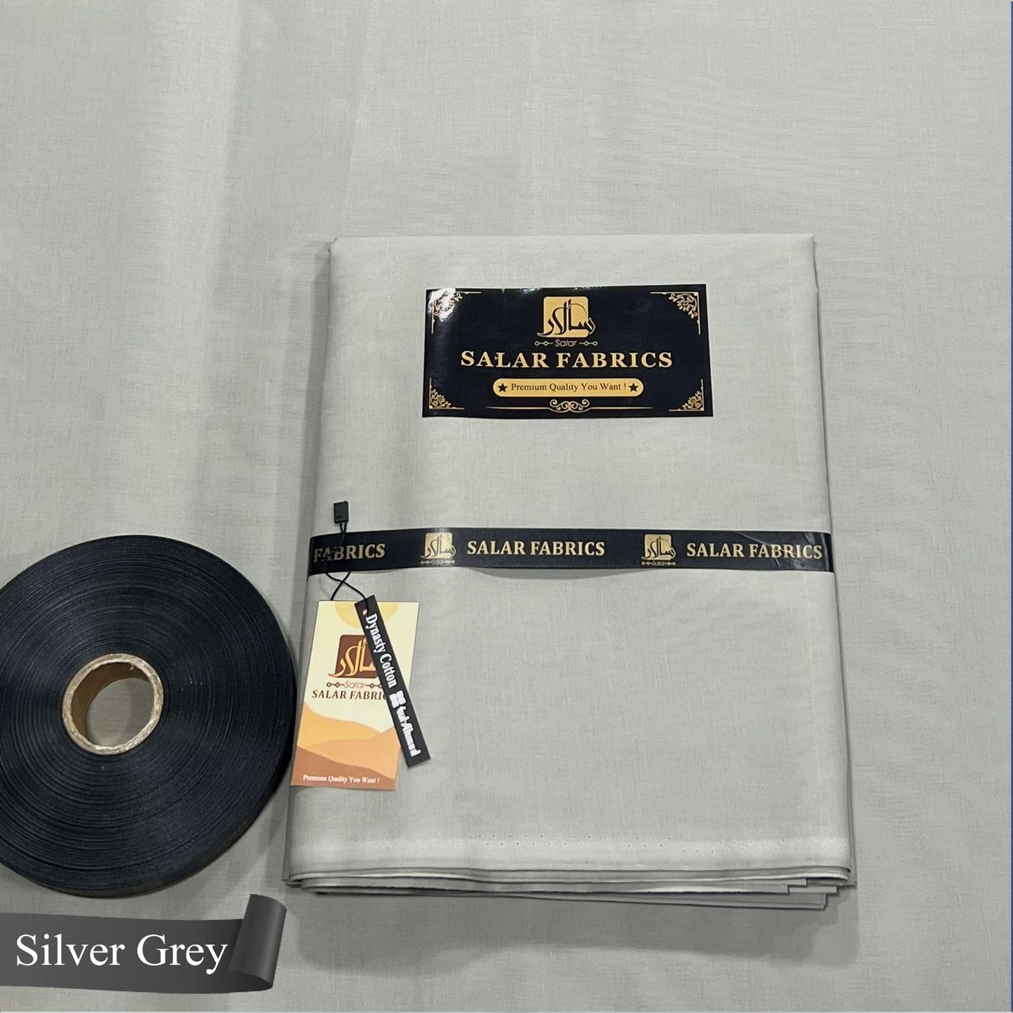 Dynasty Cotton Silver Grey