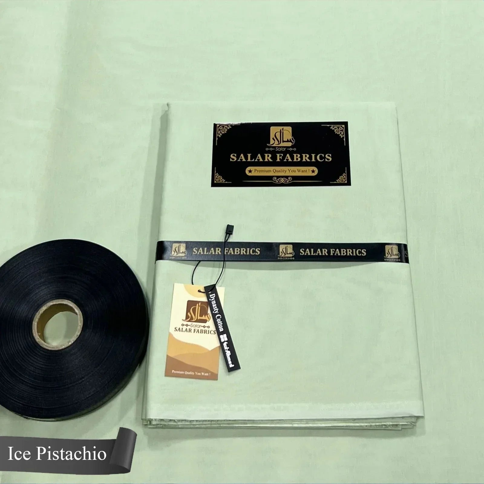 Dynasty Cotton Ice Pistachio - Salaar Fabrics